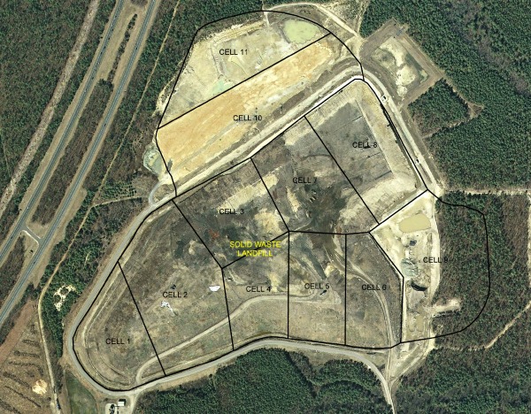 Landfill Cell Layout Landfill Cell Layout
